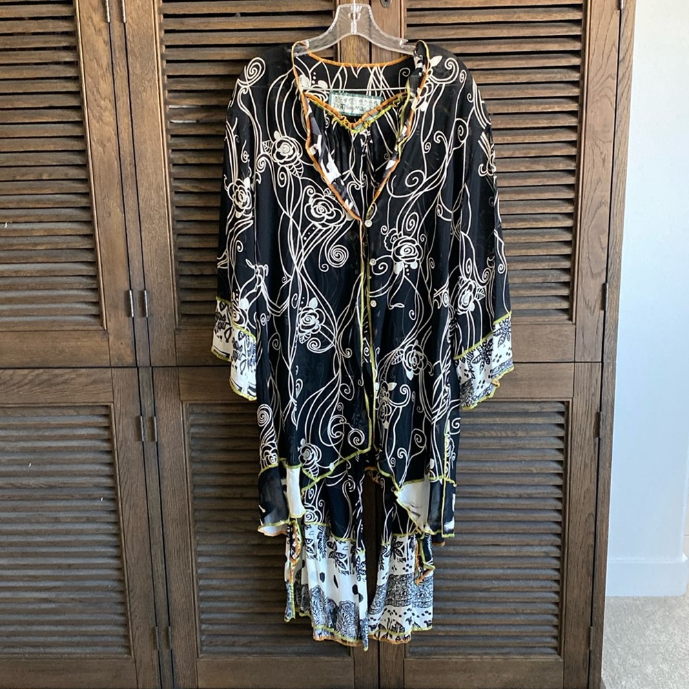 “Nothing Matches” Brand Sheer Cover Up Top and Matching Pants Set